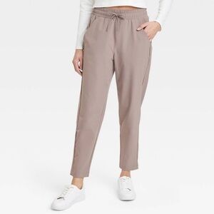 All In Motion Women's Stretch Woven High-Rise Tapered Pants Jogger UPF 50+